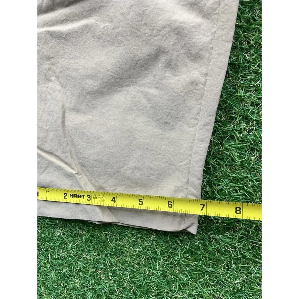 Nike Joggers Womens Medium Tan Oversized Sweatpant Trackpant Windbreaker Tech